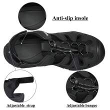 CAMEL CROWN Women's Sports Hiking Sandals, Closed-Toe Outdoor Sports Walking Sandals, Lightweight Summer Water Shoes - Black - View 3