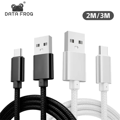 Cable de carga de 2-3 metros tipo C de DATA FROG solo para el mando de PlayStation 5, accesorios para el gamepad de PlayStation 5