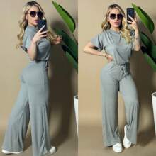 2-Piece Loose Set - Light Grey - View 2
