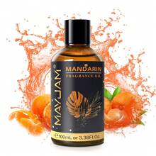 MAYJAM 1 瓶，100 毫升/3.38 液体盎司芳香疗法精油，适用于香薰机、加湿器、DIY 香水、肥皂和蜡烛制作、家居香氛油，有助于缓解睡眠压力，香味包括青柠、苹果和芒果。