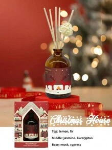 8 Stücke/Set, Flammenloser Duftdiffusor Set (1 Flasche Duftöl + 6 Stücke Diffusor Stäbe + 1 Rattankugel) 100ml Schlafzimmer Lufterfrischer Ätherisches Öl Langanhaltender Duft Flüssigkeit Nicht-Flamme Rattan Diffusor, Geschenk, Party Zubehör, Aromatherapie Ätherische Öle Heim Dekoration Weihnachtsdekorationen Raumdekoration Weihnachten, Weihnachtsgeschenke - Multi-Geschmack - Übersicht 7