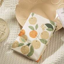 Cubierta de libreta A5 con diseño de naranjas, funda protectora de planificador, protector de cuaderno, suministros de oficina