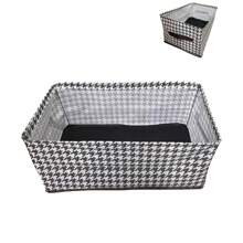 1 Pieza Caja de almacenamiento con estructura de acero tipo cajón, estilo elegante y a prueba de agua. Caja de almacenamiento plegable para el dormitorio, armario de almacenamiento para el hogar. Para camisetas blancas de mujer, pantalones negros de mujer, ropa de invierno de mujer, vestidos, ropa de invierno de mujer, vestidos elegantes de mujer, camisas blancas de mujer, manga larga, monos blancos para mujer, vestidos de primavera para mujer, atuendos de primavera para mujer, primavera, ropa de primavera, minimalista, almacenamiento de blusas de verano
