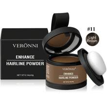 VERONNI 发际线阴影粉神奇蓬松细发粉，防污，瞬间隐藏发际线和发根，防水发际线粉末填充剂，打造自然外观 - 彩色 - 查看 24