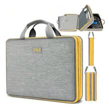 1PC Expandable Laptop Sleeve 15 15.6 16 Inch Case Bag For Popular 15"-16" Notebooks Water-Resistant Handbag Multipurpose Computer Accessories Storage Bag