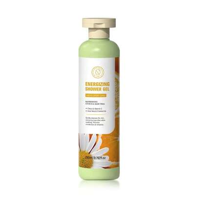 260ml 男士活力系列清新柑橘沐浴露，保湿沐浴露适合干性皮肤，补充皮肤水分屏障，丰富的护发素，温和清新的香味