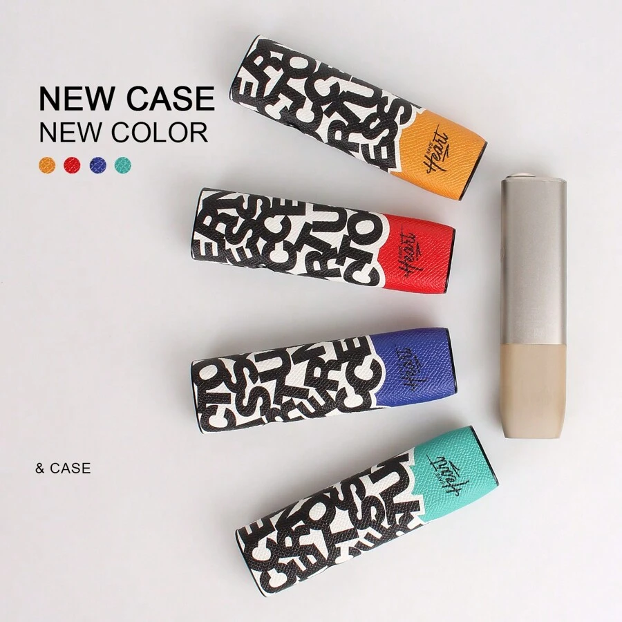 1 pieza Estuche protector decorativo para el dispositivo de calentamiento sin combustión IQOS ILUMA ONE/ILUMA I ONE, accesorio de moda con impresión UV de cuero PU, duradero, opciones de multicolor, protección completa de 360 grados, absorción de impactos y antideslizante, adecuado como regalo para hombres y mujeres