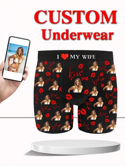 Custom Face Boxers For Men, Personalized Photo Underwear, Custom Face Boxer Briefs, Personalized Boxers For Husband, Custom Face Underwear, Custom Funny Faces Boxers Briefs, Anniversary Valentine Birthday Wedding Best Friend Gift Funny, Cozy Custom, Personalized, Unique, Customized Personalized Gifts For Men Ideal Gifts For Him Boyfriend, Friends Bedroom, For Weddings, For Holiday, For Anniversaries, For Birthdays