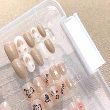 Large, Medium And Small Size Nail Art Transparent Dustproof Storage Box, Wearing Nail Piece Style Sample Display, Portable Travel, Large-Capacity Display, Double-Sided Finishing Book