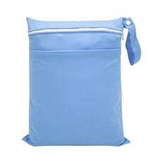 2 Stücke/1 Stück Baby Stoff Windel nass/trocken Beutel mit zwei Reißverschlusstaschen, Reise, Strand, Pool, Sporttasche für Badeanzüge oder nasse Kleidung