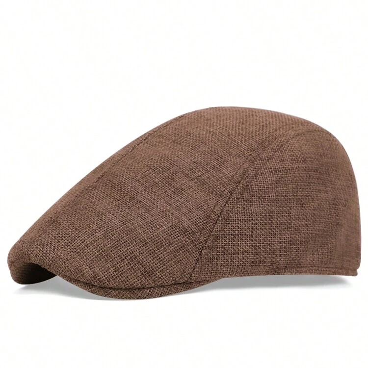1 pieza Gorra de estilo "newsboy" de malla unisex para niños, sombrero protector solar para exteriores para niños y niñas, para viajes - Multicolor - Añade 8