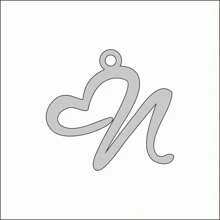 Single Stainless Steel Gold-Color Women's Initial Heart Necklace, Simple & Personalized Design, Perfect Pendant Gift For Girlfriend On Christmas Or Valentine's Day,Mom,Mother,Mother's Day,Gift