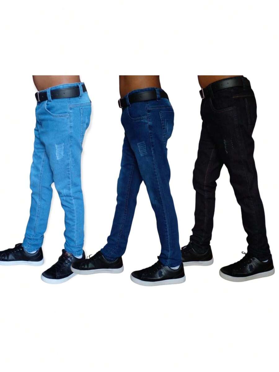 3 calças Masculina infantil  juvenil  top