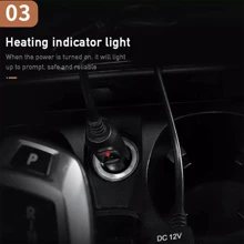 NetHong 1Pcs Car Seat Heater Pad Mat Cushion Kit Heating Heated Warm Winter Universal,Car Accessories,Car Seat Covers,Car Essentials,Car Seat,Car Seat Cover Set,Car Decor - Black - View 9