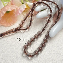 1pc New 45pcs 10mm Muslim Prayer Beads Tasbih  Chain Bracelet