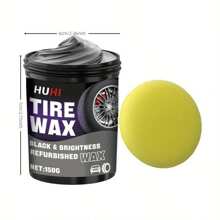 Car Tire Wax - Durable Tire Shiner Restoring Black Color, Covering Whitening, Preventing Cracking & Aging, Renewing Plastic Parts, Covering Scratches, Maintenance Cream Suitable For Bicycles, Motorcycles Tire Renewal & Maintenance