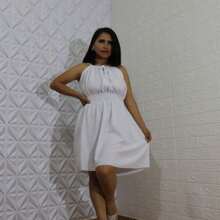 Mother Daughter Dress Set Kit Same Elegant Casual Strap Dress Holiday Choose Only Child Size Adult Size Is Unique - 白色 - 查看 4