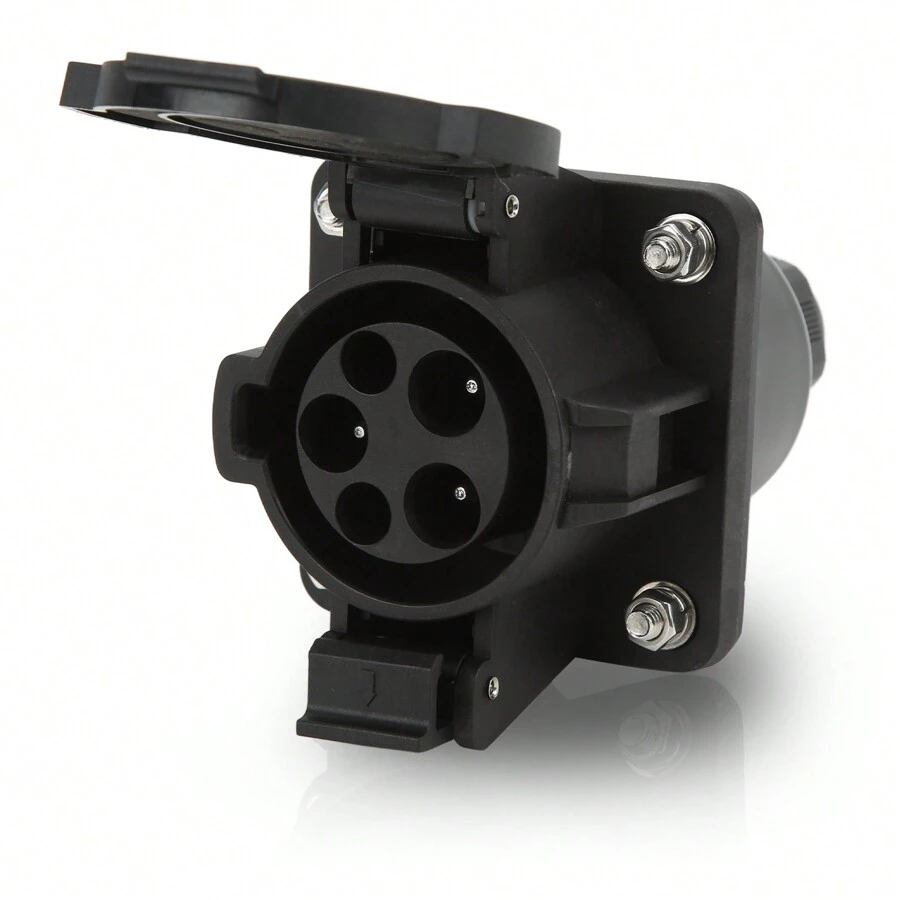 Type 1 EV New Energy Socket Vehicles AC Charger Socket Type Holder Level 1 Single Phase 240V 16A 32A Universal CE TUV SAE J1772 Approved - 均碼 - 查看 1