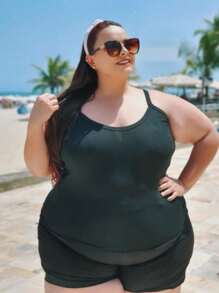 Kit com 4 BLUSINHAS Regata Plus Size Basicas Blusinha Alcinha Fina Modinha Alça Verão G1 ao G5 - CORES SORTIDAS elegante, all curve, malha viscolycra - Multicolorido - Visão 2