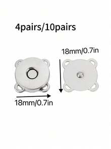 20pcs/4pcs/10pcs DIY Cartoon Magnetic Buttons For Sewing