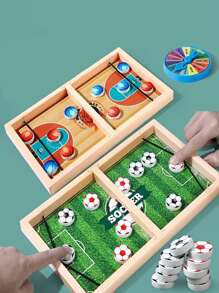 Interactive Bounce Ping Pong Game, 2-Player Collision Table Ball Board, Tabletop Foosball Soccer Basketball Air Hockey - Multicolor - View 9