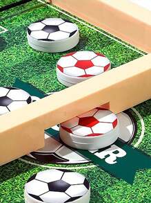 Interactive Bounce Ping Pong Game, 2-Player Collision Table Ball Board, Tabletop Foosball Soccer Basketball Air Hockey - Multicolor - View 7