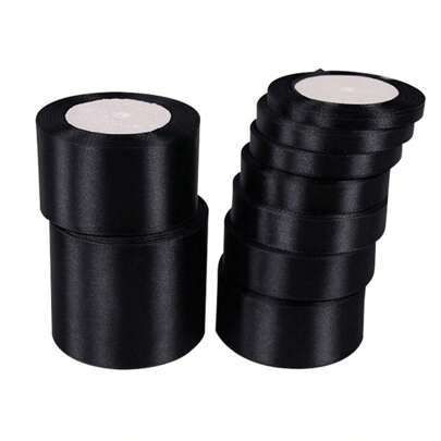 1 pieza Cinta 0.6/1/1.5/2/2.5/4/5cm Cinta de satén para decoración de pasteles de boda, lazos de silla, envoltura de regalos, manualidades del Día de San Valentín