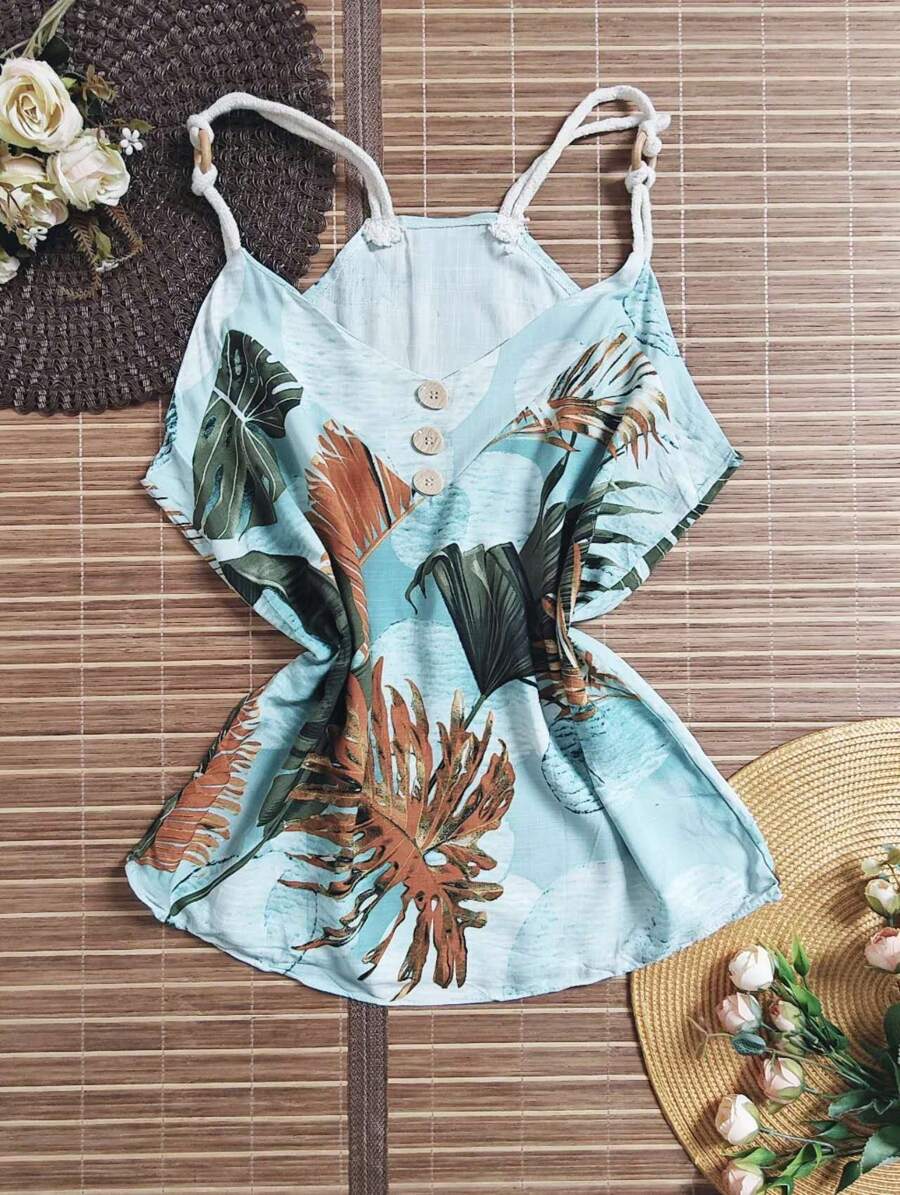 Nadia Modal Womens Dune Water Blouse - Màu xanh bạc hà - Xem 1