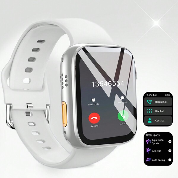 Smart Watch, Wireless Calling /Dial, Multi -Sport Mode, Calling Reminder And Rejection,Information Reminder,SMS Reminder,Holiday Gifts, Birthday Gifts