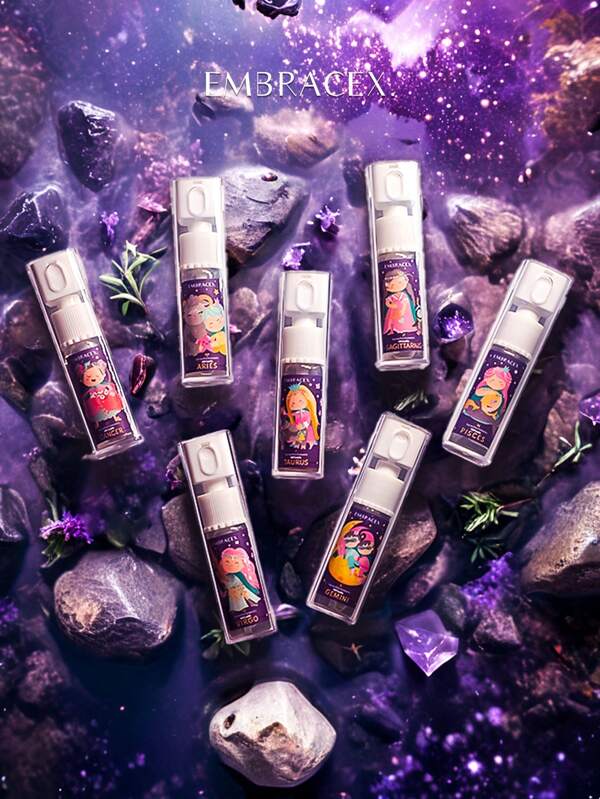 EMBRACEX. 10ml Zodiac 12 Sternbild Parfüm Spray, ätherische Öle Körper Spray Duft Parfüm für Frauen, Aromatherapie Geburtstags Geschenke für Frauen, Aromatherapie Marke Mini Parfüm Muttertags Geschenk