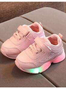 Niños y niñas Universal Casual Shoes Sneakers LED Light Up Shoes - Rosa - Ver 1