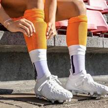 2 pezzi/set Parastinchi in silicone per adulti, antiscivolo ed elastici, adatti per palestra e campo sportivo - Multicolore - Visualizzare 3