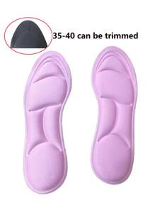 HALF    INSOLE 1 双舒适 5D 鞋垫/2 合 1 鞋垫 - 轻质、柔软、无味泡沫，让您在家轻松行走和放松