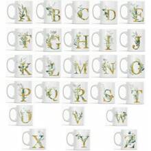 Initial Coffee Mugs,11 Oz, A-Z Alphabet Letter Monogram Mugs, Birthday Christmas New Year Gift For Friends Dad Mom Sister Coworker - D - 查看 2