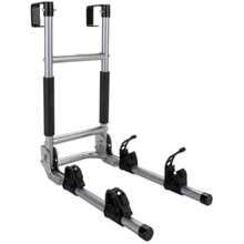 RV Ladder Mount Bike Rack - Standard Ladders Holds Two Bikes Folds For Storage 51492 Black - RV Ladder Mount Bike Rack - View 1