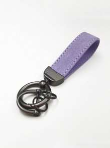 1 Personalized Leather Keychain - Durable PU Leather, Unique Customized Laser Engraved Name, Fashionable And Simple Business Style Design - Sincere Customized Gift For Father's Day And Valentin,Customized Vacation Gifts