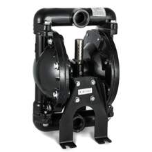 SENDERPICK Air-Operated Double Diaphragm Pump Double Diaphragm With 1 Inch Inlet And Outlet - Black - View 2