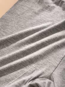 2pcs Women's Light Pants Women's Leggings Women's Pants Lace Shorts Cute Grey Panties Basic Lightweight AndWedding Women's Lingerie Black Lingerie - Multicolor - View 3