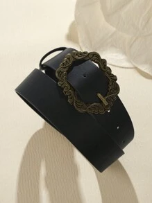 1pc Women Halloween Embossed Western Belt Vintage Print Belt For Jeans Pants Dress Summer, School Fall, Autumn, Halloween - Belt - View 10