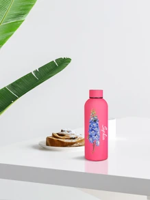 1 szt. 500 ml spersonalizowany kubek termiczny z personalizowanym imieniem i motywem kwiatowym, prosty cylindryczny kubek do kawy, kubek podróżny do samochodu, spersonalizowany kubek termiczny, spersonalizowany prezent urodzinowy, prezent dla druhny, wykwintny, wysokiej jakości, spersonalizowany na rocznice, na Walentynki, na Dzień Matki, na urodziny, na Dzień Ojca, na ukończenie szkoły, na wesela, na parapetówkę, gotowy na brunch