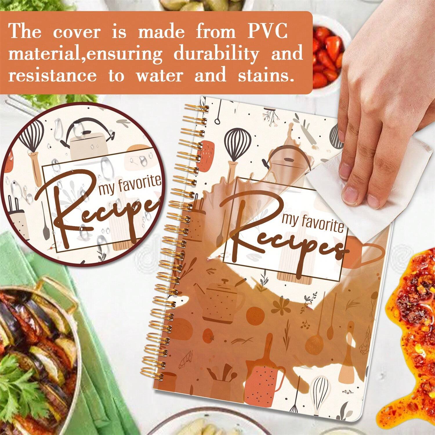 Cookery Notebook Recipe Journal & Notebook With Stickers For Cooking Enthusiasts ...