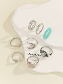 Bohemian Style - Fashionable - Elegant - Luxurious Ring Set, Personal Jewelry For Women, Perfect Gift For Her, Wedding Jewelry Gift