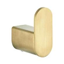 Brushed Gold Finish Stainless Steel Robe Hook, Wall Mounted Gold Color Robe Hook, Elegant Design Towel Hook - Gold - View 1