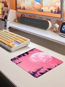 A Customizable Mousepad For Office Use, 24cm*20cm,You Can Add Your Photos To Make Your Own Personal Mousepad