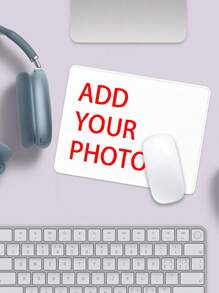 A Customizable Mousepad For Office Use, 24cm*20cm,You Can Add Your Photos To Make Your Own Personal Mousepad