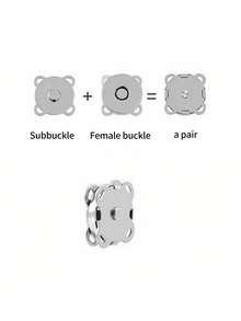 20pcs/4pcs/10pcs DIY Cartoon Magnetic Buttons For Sewing