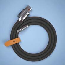 Liquid Silicone Type C V8 Lightning 120W Fast Charging USB Cable For IPhone  Pixel Bold Data Line - 黑色 - 查看 2