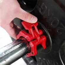 1 对杠铃夹 50 毫米举重夹 杠铃圈 哑铃快速释放夹 力量训练 健美 健身房 健身配件 - 彩色 - 查看 7