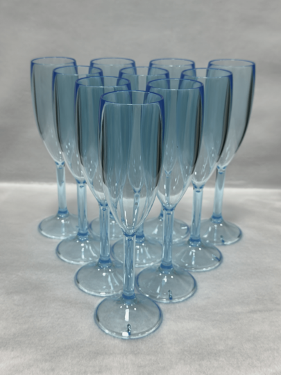 2/6/12pcs - 170ml Multicolor Stemmed Champagne Glasses, Suitable For Parties, Weddings, Pool Side, Toasting, Valentine's Day And Outdoor Activities, Can Be Used As Gifts For Family, Friends, Couple, Husbands, Elegant And Reusable Wine Glasses, Party, Birthday Recoration, Gift For Father