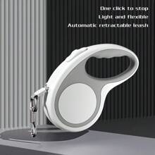 3m/118.11 英寸伸缩狗猫牵引绳。户外防冲动遛狗牵引绳。适用于中小型犬和猫的牵引绳。宠物自动伸缩电缆卷轴 - 淺灰色 - 查看 9